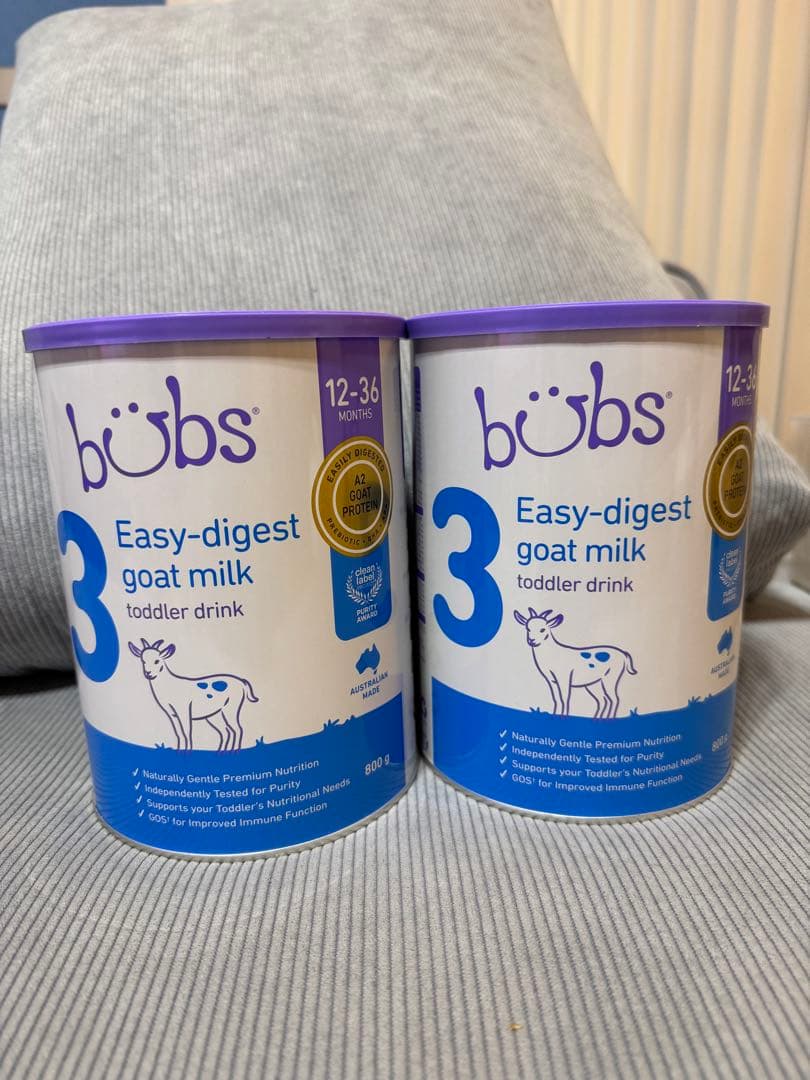 二缶セット バブス ヤギ粉ミルク ステップ3 bubs goat milk 3