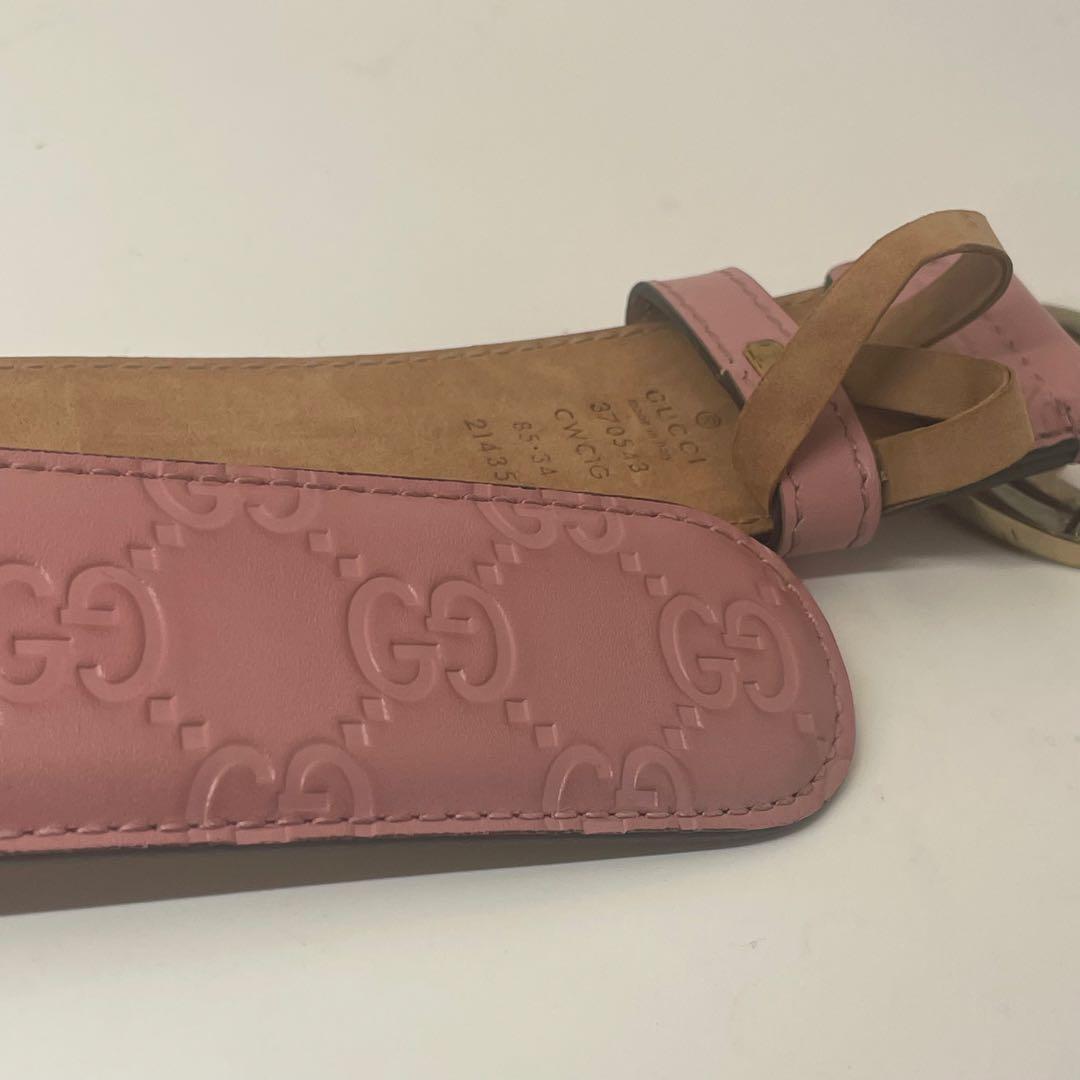 希少♡GUCCI✨グッチ　グッチシマ　インターロッキングG　レザーベルト