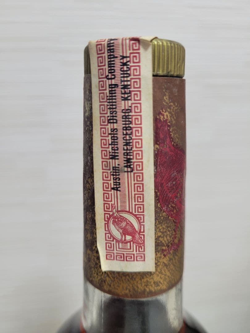 特級ワイルドターキー 8年 101 プルーフ 木箱 藁 羽 ハガキ 古酒