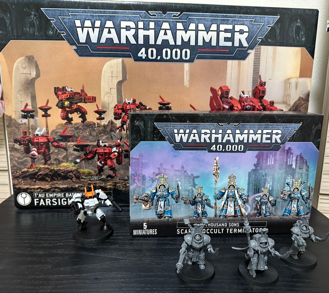 ウォーハンマー 40k タウエンパイア　ケイオスマリーン　引退品