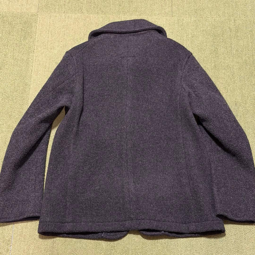 美品 DANTON 丸襟ウールモッサジャケットコート 42サイズ