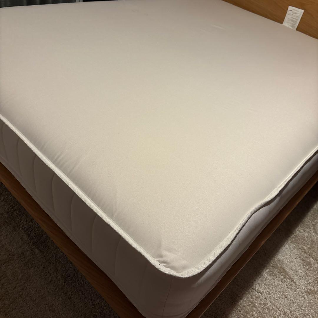 無印 高密度ポケットコイルマットレス ダブル