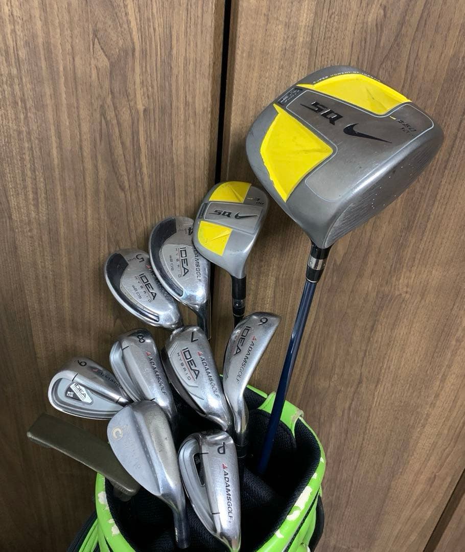 送料込み‼️激安メンズゴルフフルセット✨️ゴルフクラブ11本‼️即ラウンド可能⛳️