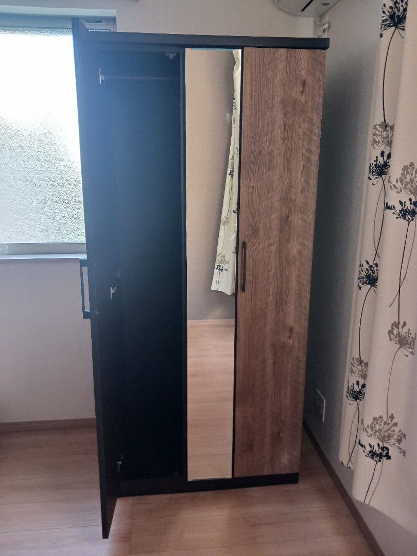 クローゼット　ワードローブ　幅80×高さ180×奥行57cm