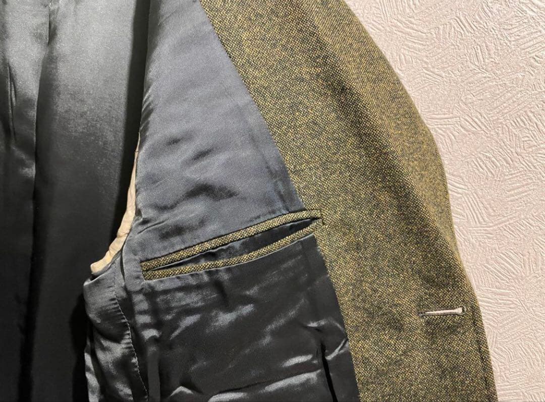 イタリア製 BURBERRY ツイード ハンティング ジャケット / バーバリー