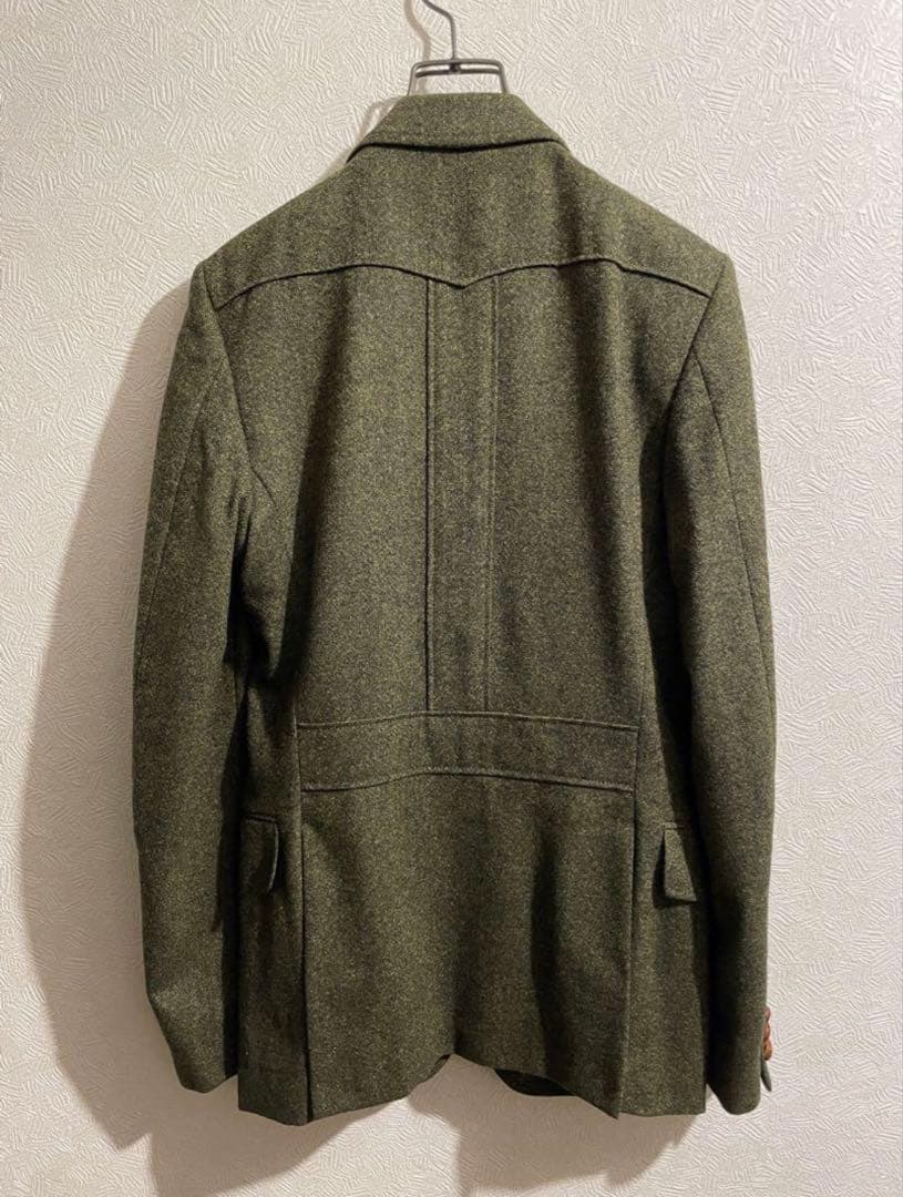 イタリア製 BURBERRY ツイード ハンティング ジャケット / バーバリー