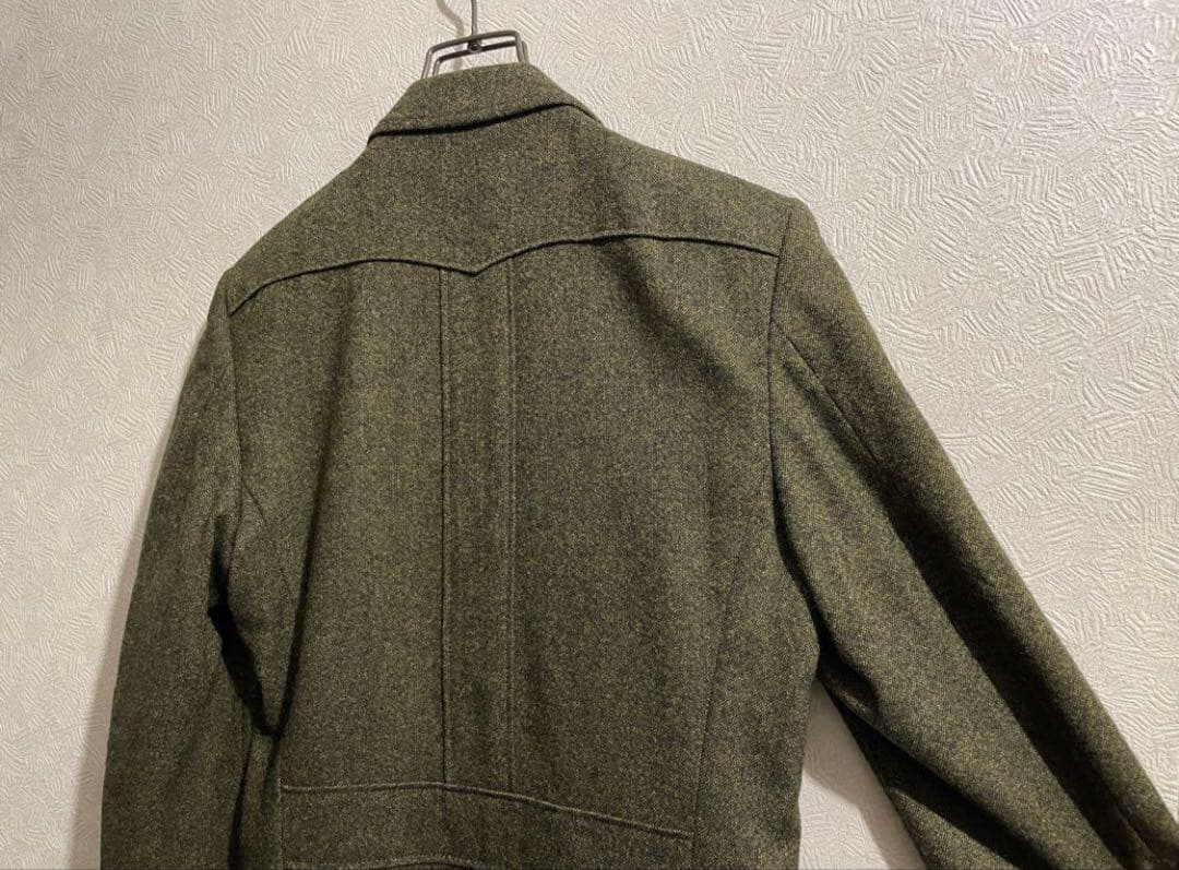 イタリア製 BURBERRY ツイード ハンティング ジャケット / バーバリー