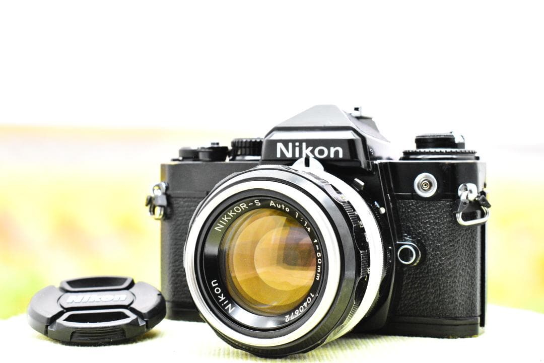 【整備済 美品】ニコン Nikon FE 黒 + 50mm F1.4