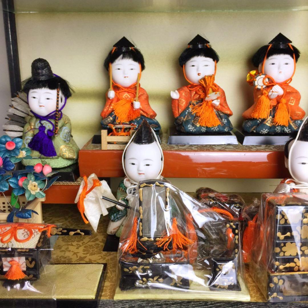 雛人形 木目込み15人揃い