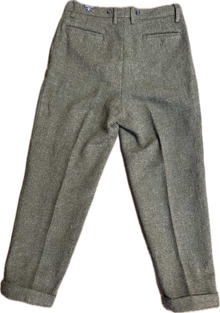 ナイジェルケーボン　メディカルパンツ　ウォッシャブルウール　カーキ　L