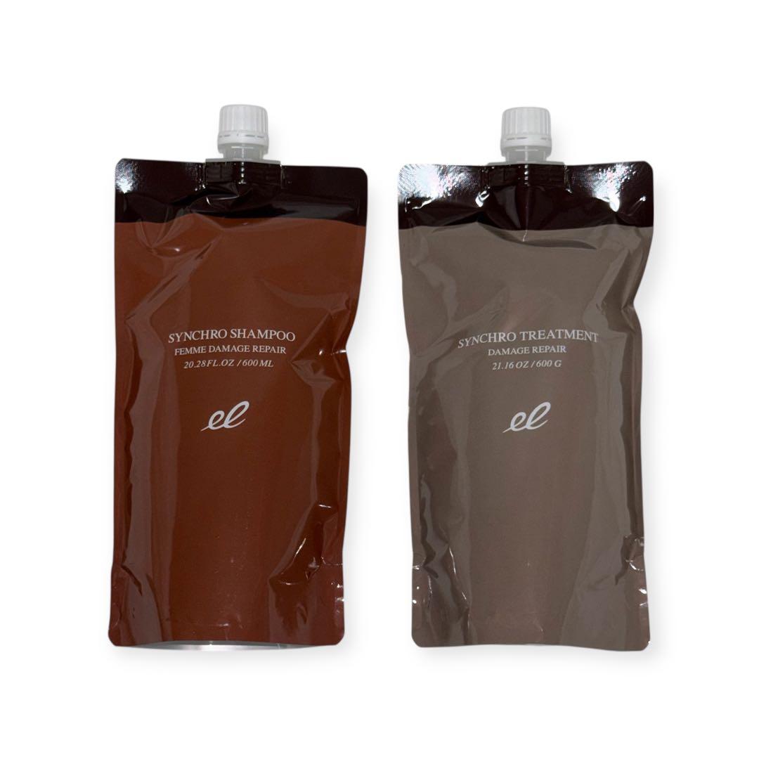 エレクトロン シンクロシャンプーファム トリートメント 詰替え レフィル セット