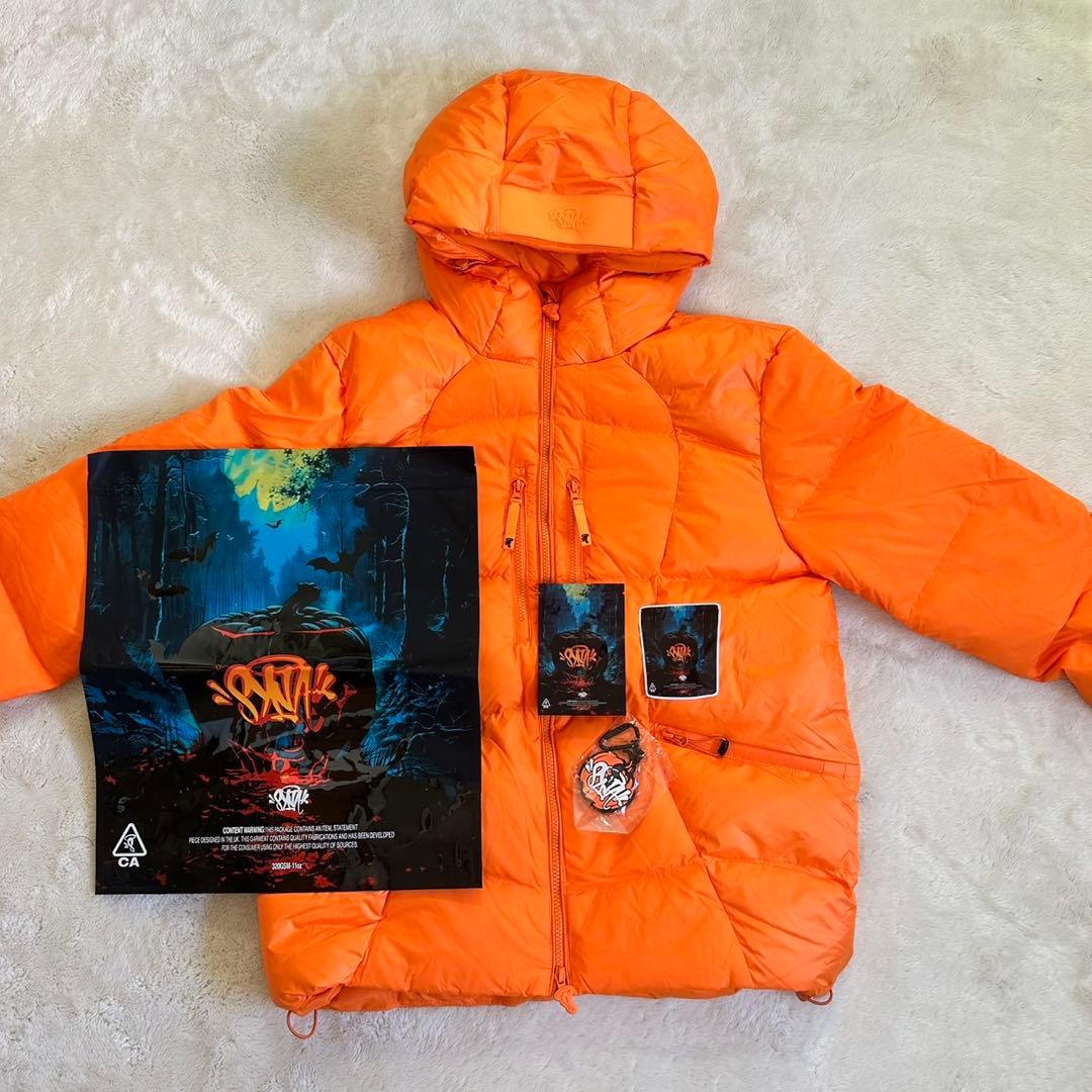 即日発送　syna world ダウンジャケット　オレンジ　シナワールド　UK