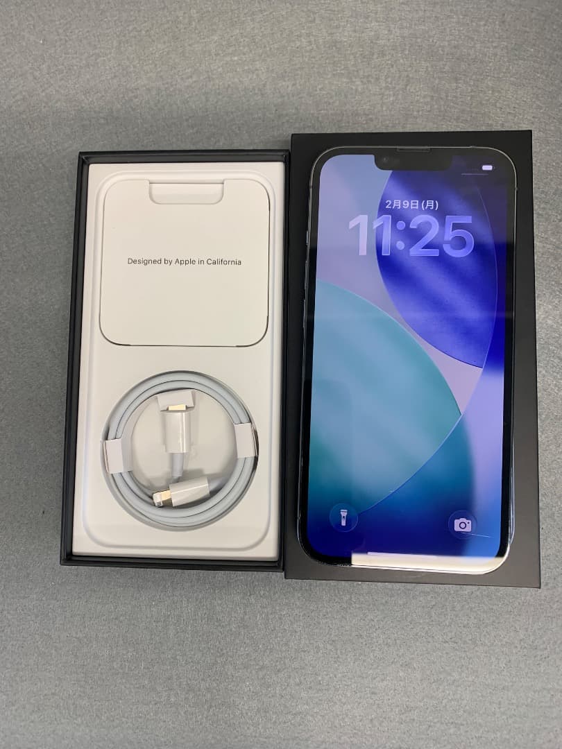 美品　国内版　SIMフリー　iPhone13 Pro 128GB シエラブルー色