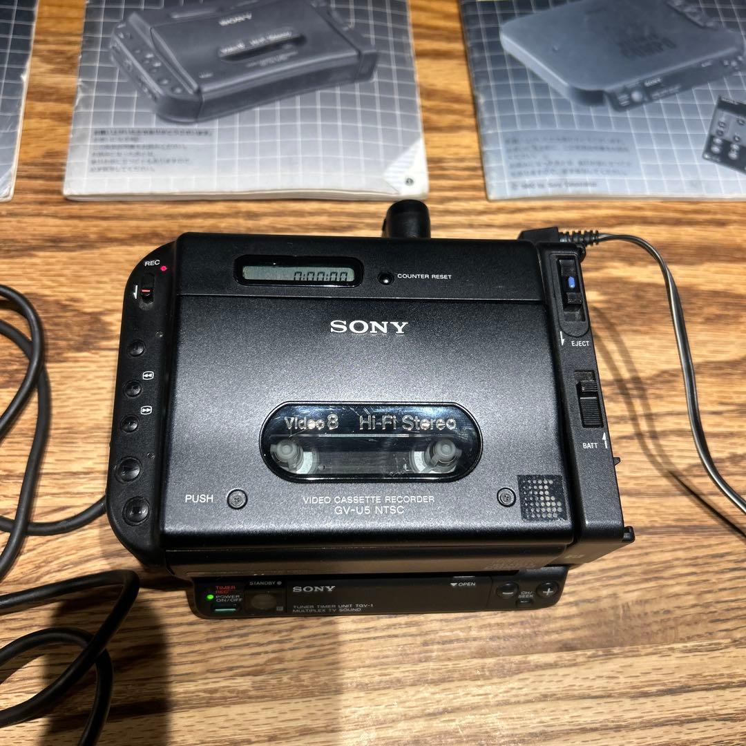 ジャンク品　SONY GV-U5 MGV-41 TGV-1 ビデオウォークマン
