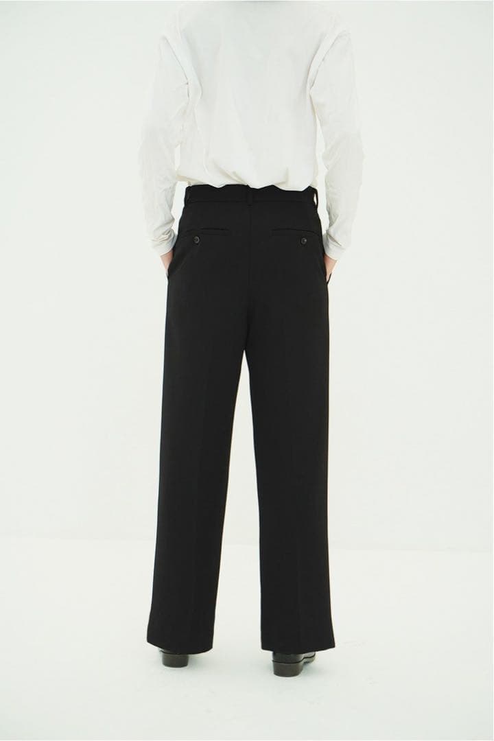 パンツ CLANE 2WAY TUCK STRAIGHT PANTS
