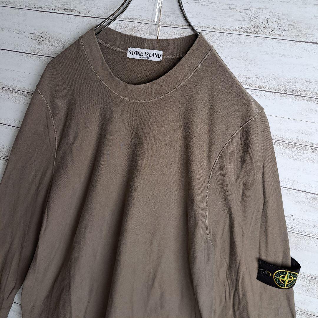 【入手困難】ストーンアイランド ロングTシャツ ロゴ スウェット ワッペン 勲章