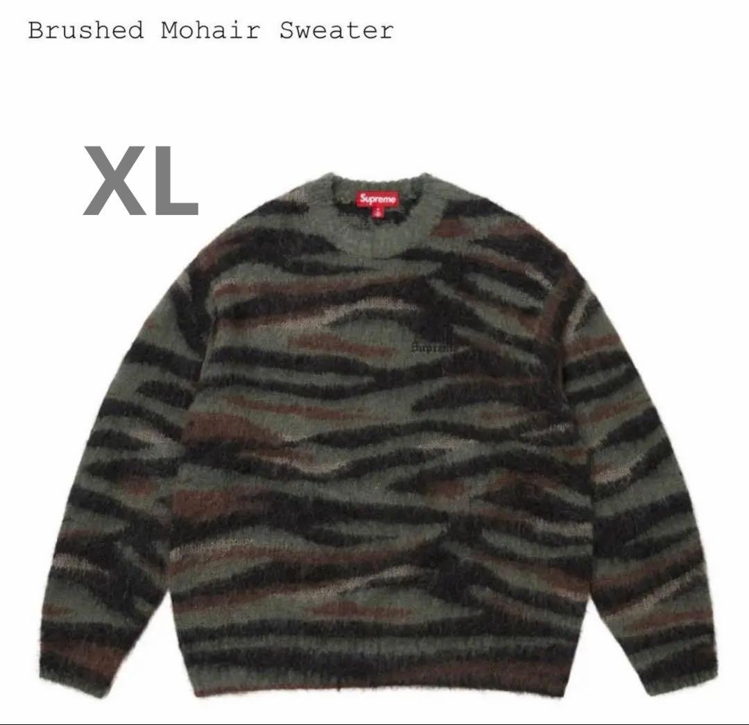 Brushed Mohair Sweater タイガーカモ　XL