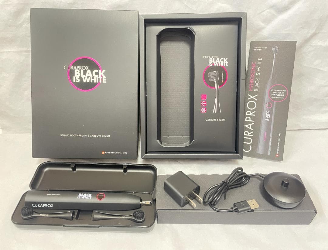 CURAPROX（クラプロックス）ブラックイズホワイト 音波電動歯ブラシ