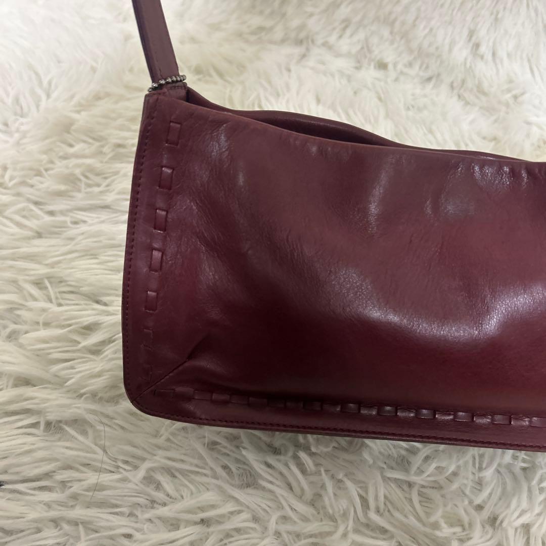 【極美品】オールドコーチ ハンドバッグ ワンショルダー ボルドー