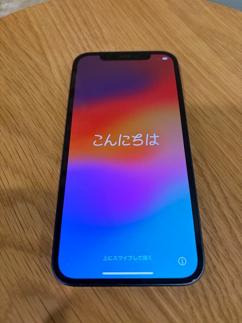 iPhone 12 ネイビー 64GB Lightning不調 ios17