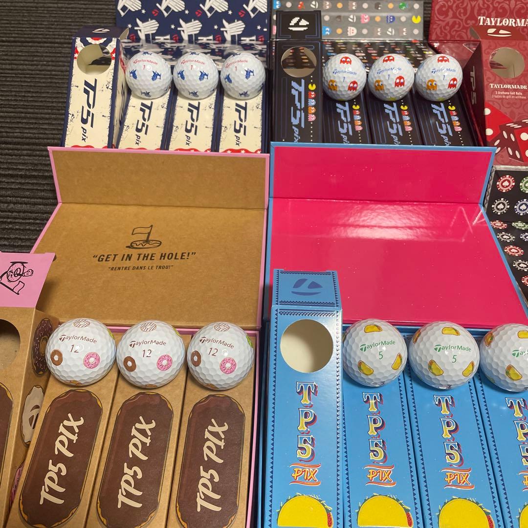 TaylorMade TP5 TP5x pix限定品ゴルフボール 全100球