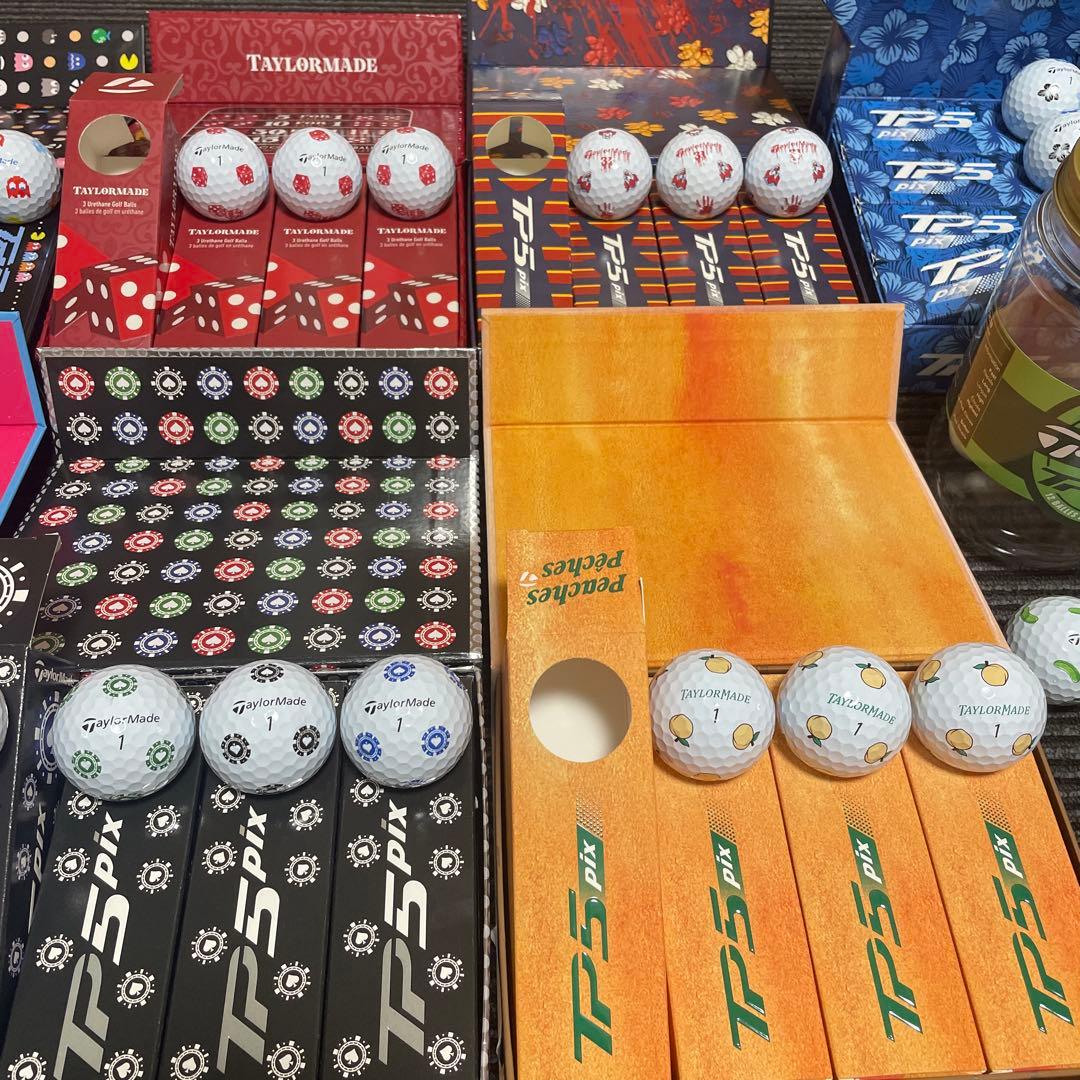 TaylorMade TP5 TP5x pix限定品ゴルフボール 全100球