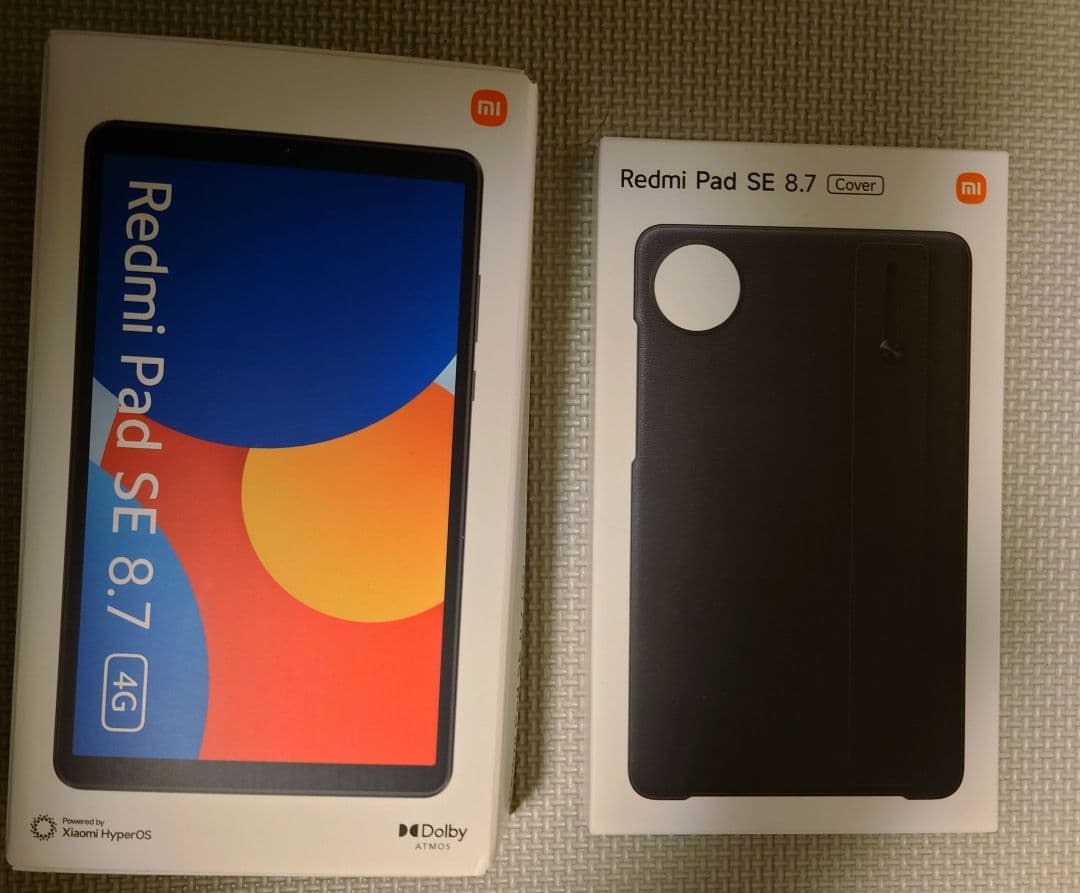 Redmi Pad SE 8.7 4G セルラー専用カバー付き