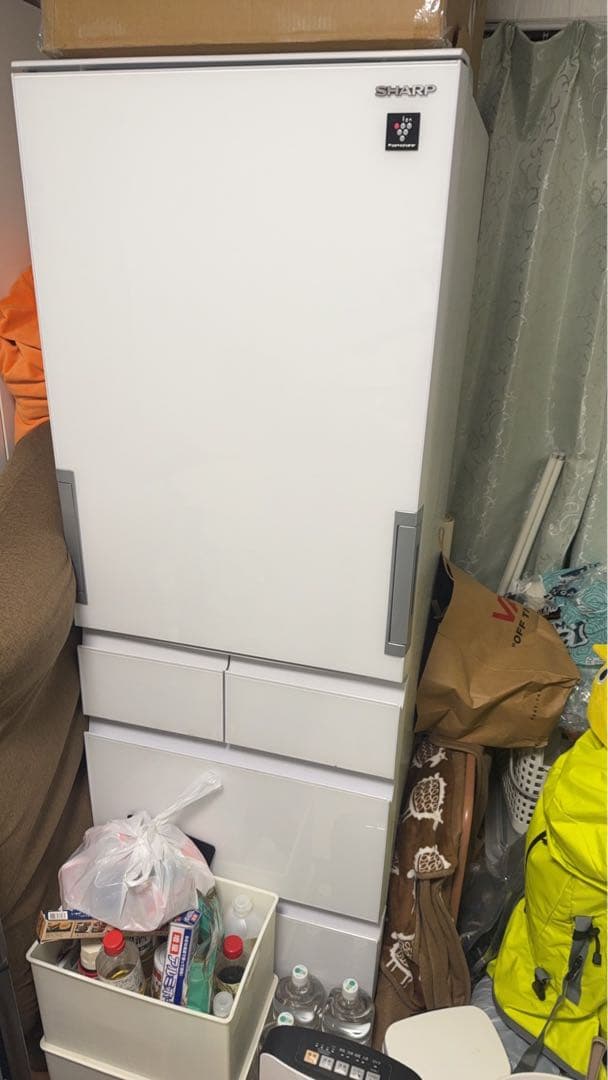 シャープ 冷蔵庫 SJ-GW41F-W 410L ホワイト