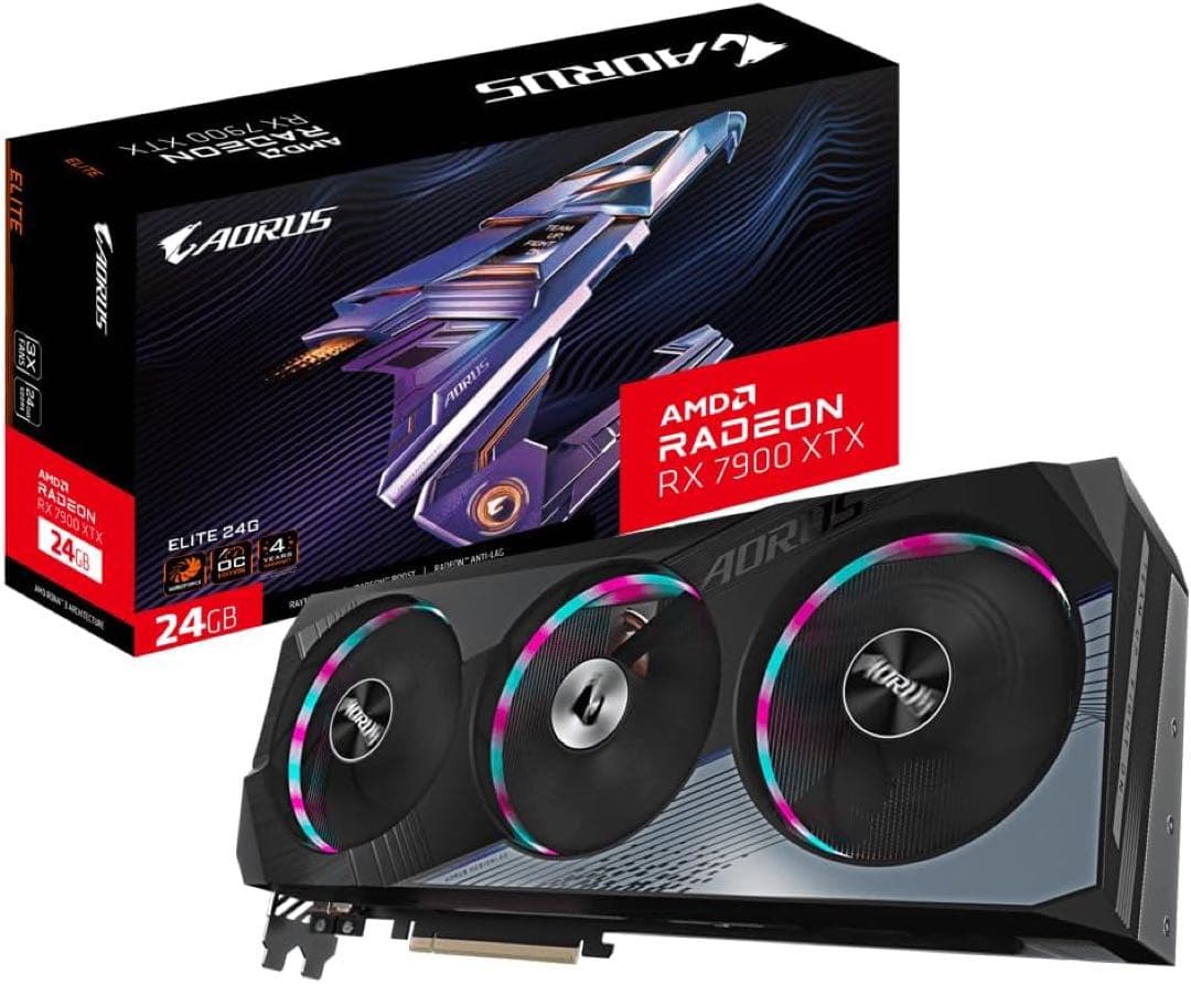 グラフィックボード・グラボ・ビデオカード GIGABYTE AORUS AMD RADEON RX 7900XTX 24G