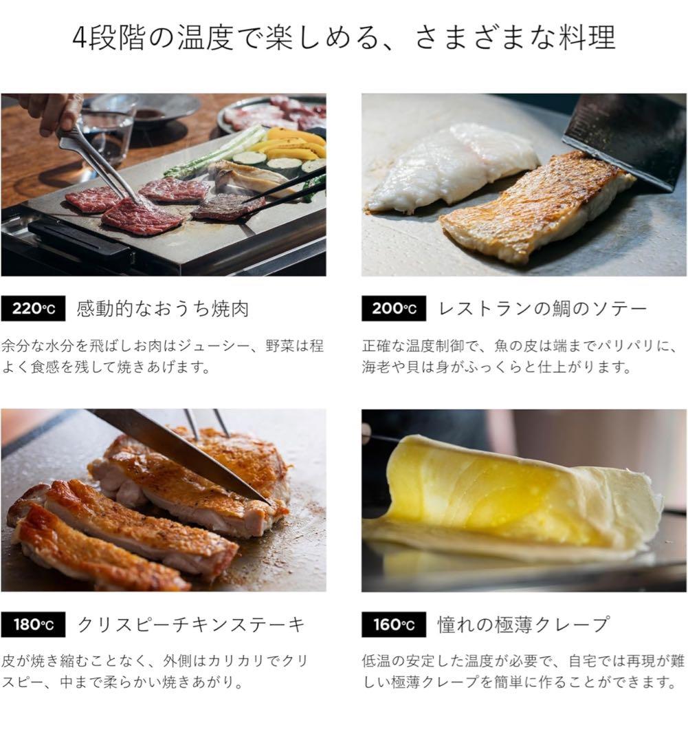 バルミューダ ザ・プレート プロ ホットプレート K10A-BK