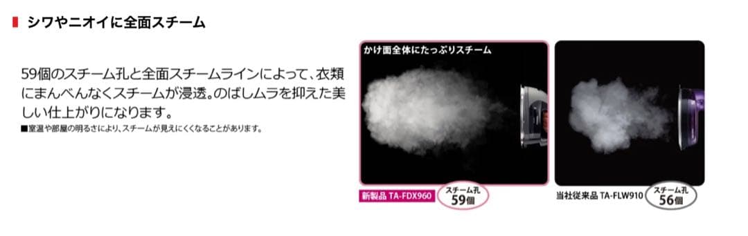 新品 東芝 コードレスアイロン TA-FDX960 (K) [ブラックスチール]