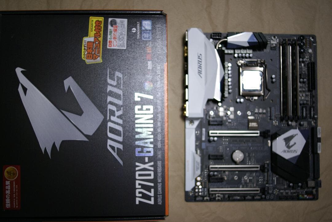 Z270Gamingマザー＋i7-6700T＋メモリ8GB・動作確認済みセット