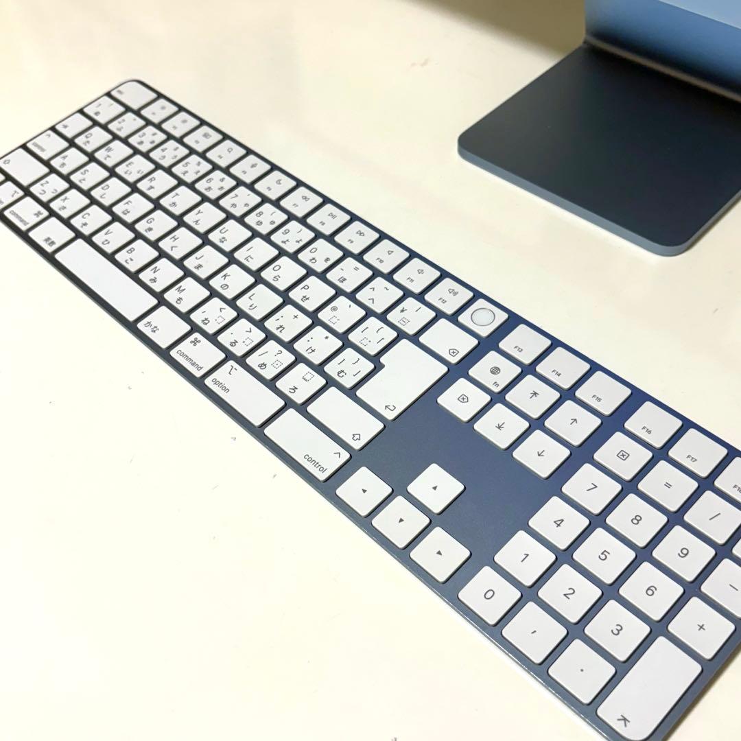 【最終価格‼️】 iMac M1 〈1TB〉8GB 24インチ　テンキー付　ブルー