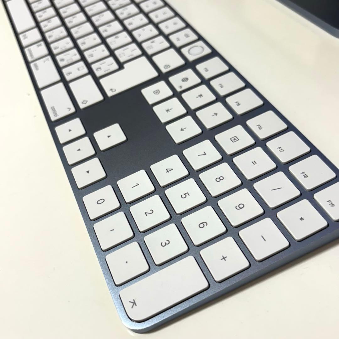 【最終価格‼️】 iMac M1 〈1TB〉8GB 24インチ　テンキー付　ブルー