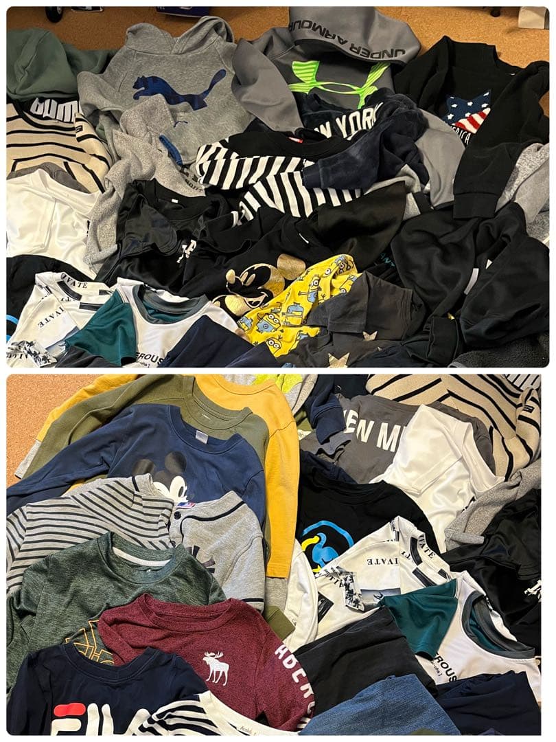 男の子 130cm 60点セット まとめ売り オールシーズン 春夏秋冬