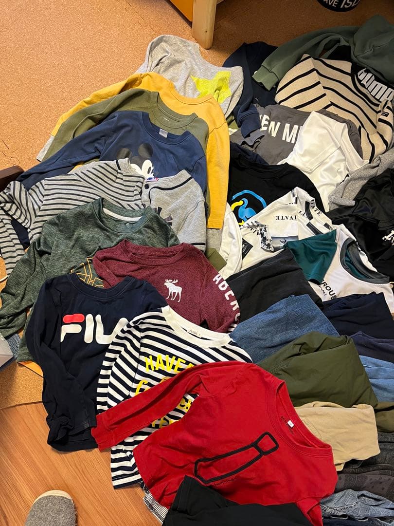 男の子 130cm 60点セット まとめ売り オールシーズン 春夏秋冬