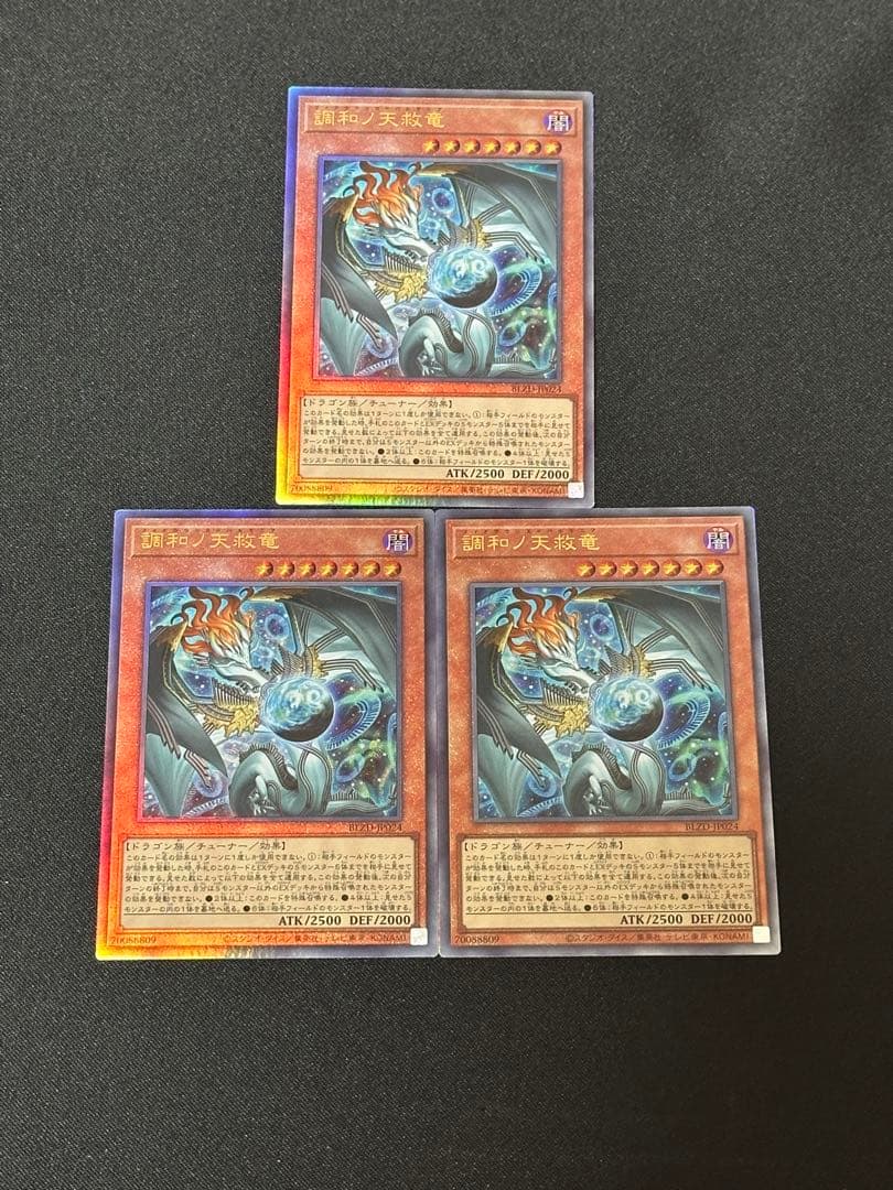 調和ノ天救竜　レリーフ　3枚