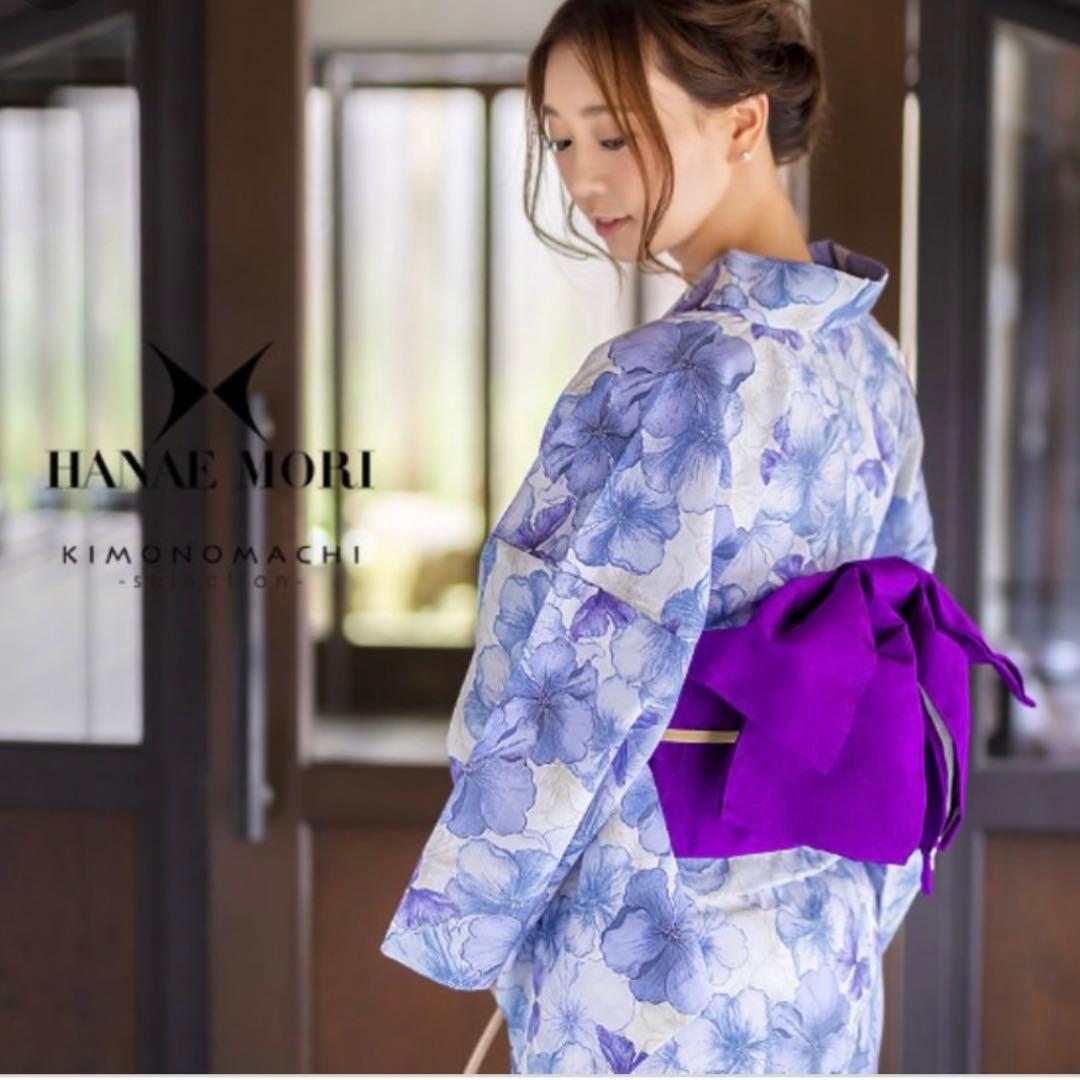 【新品・未使用】HANAE MORI レディース 浴衣 単品 仕立て上がり
