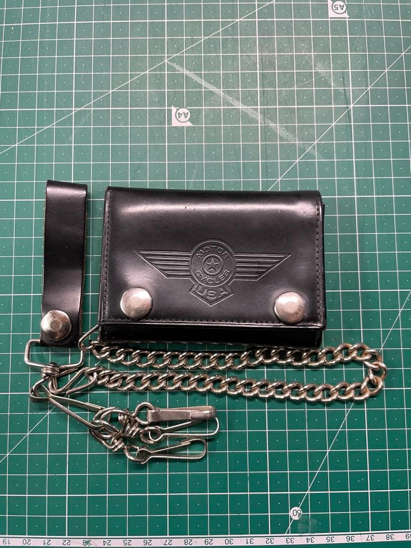 トラッカー　ハーレーダビッドソン　ショートウォレット80's? 90's?折財布