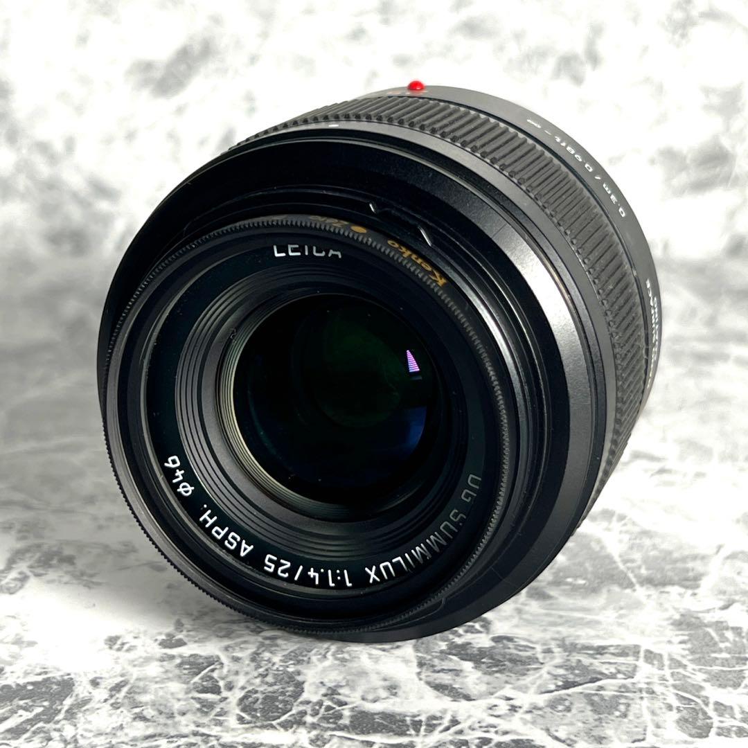 [フード・フィルター付] Panasonic LEICA 25mm F1.4