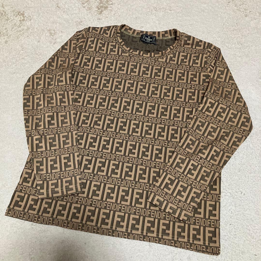 FENDI フェンディ 長袖 ロンT ズッカ柄 総柄