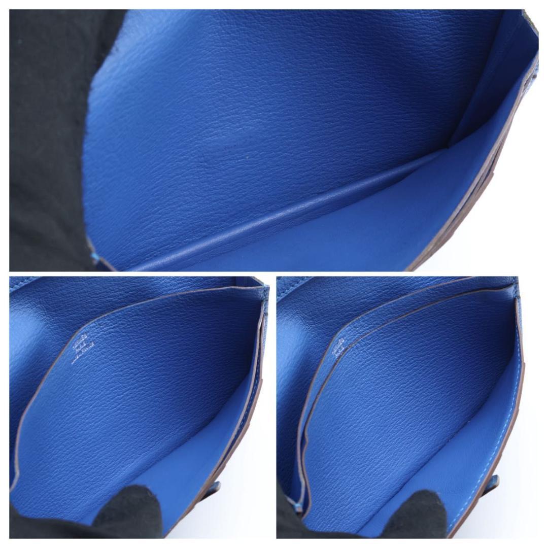 鑑定書付き【超極美品】HERMES ベアンスフレ　長財布　オーストリッチ