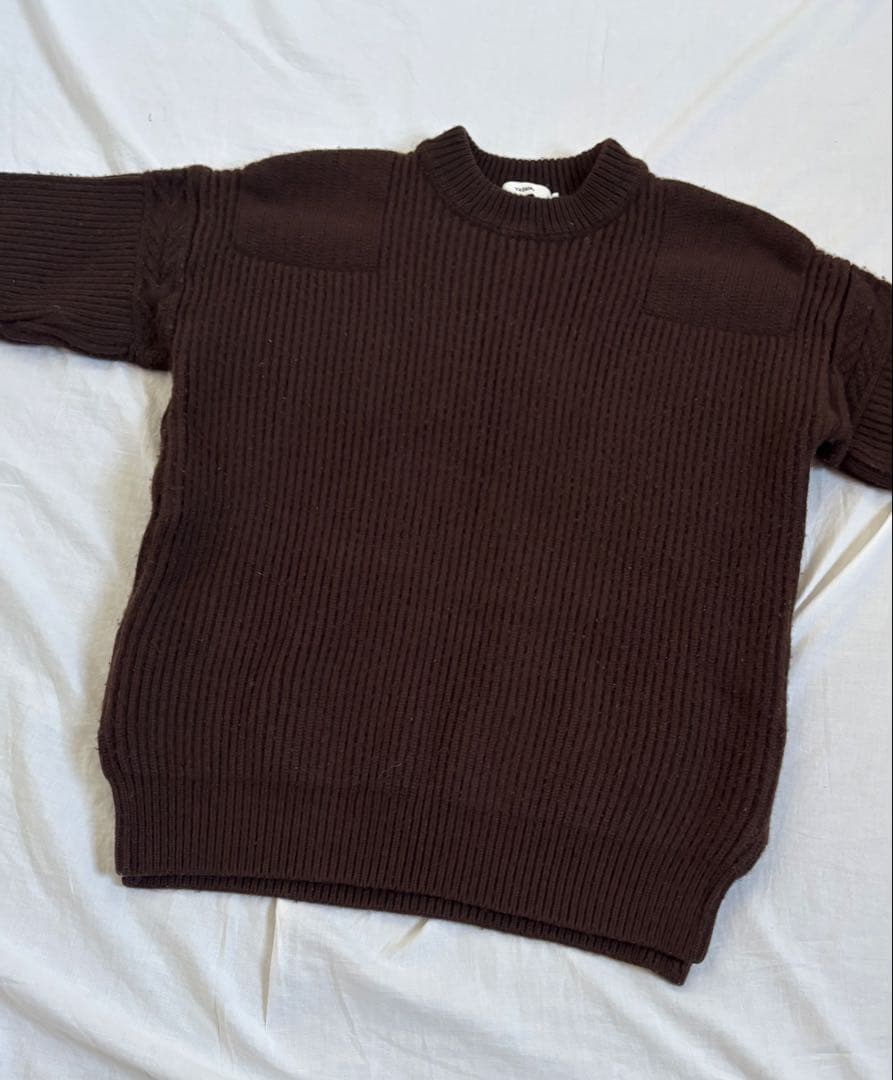 YASHIKI ヤシキ 霜柱 ニット セーター ダークブラウン