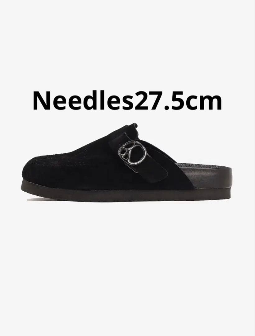 d*3様 Needles 黒 スエード クロッグサンダル サイズ9(最終値下げ)