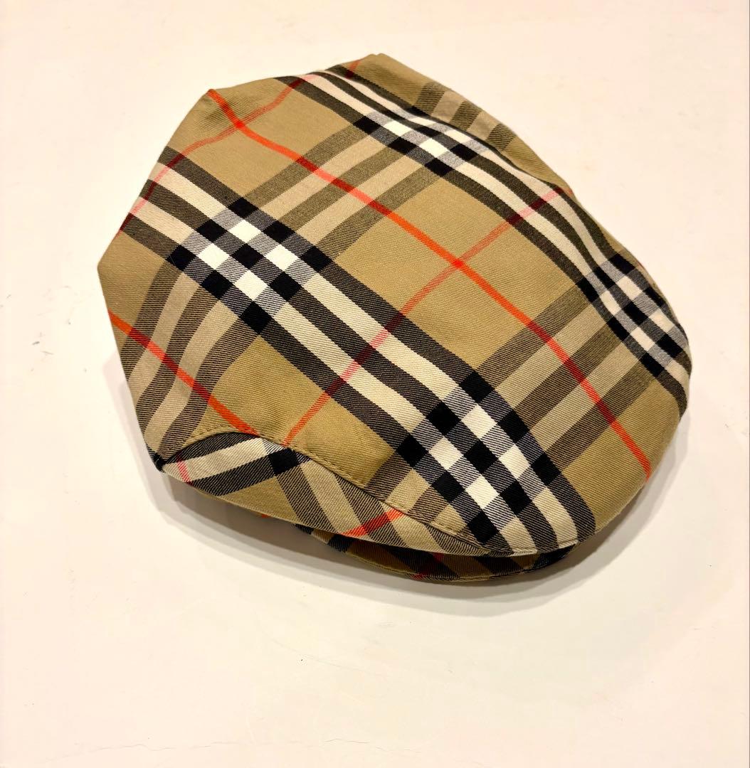 新品タグ付☆バーバリー　キャスケット　ハンチング　キャップ　チェック　帽子 美品