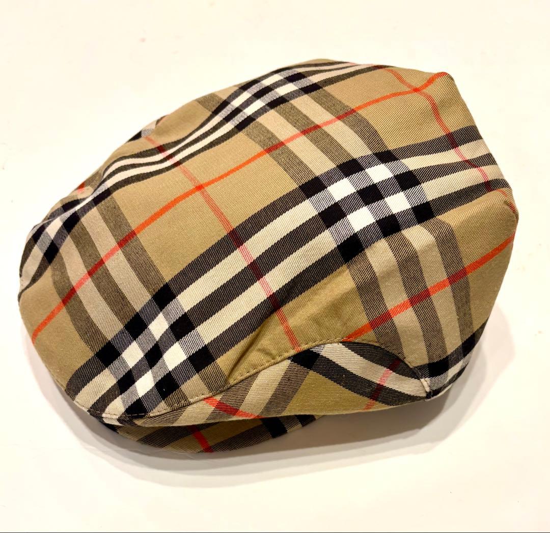 新品タグ付☆バーバリー　キャスケット　ハンチング　キャップ　チェック　帽子 美品