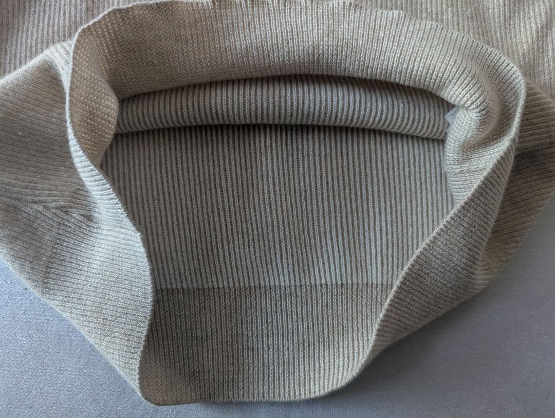 ブルネロクチネリ　イングリッシュリブカシミヤニット　XXS