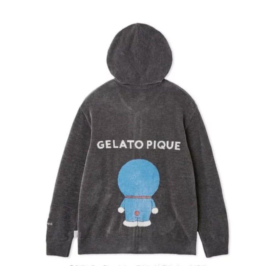 ジェラートピケ　ドラえもん　パーカー　チャコールグレー
