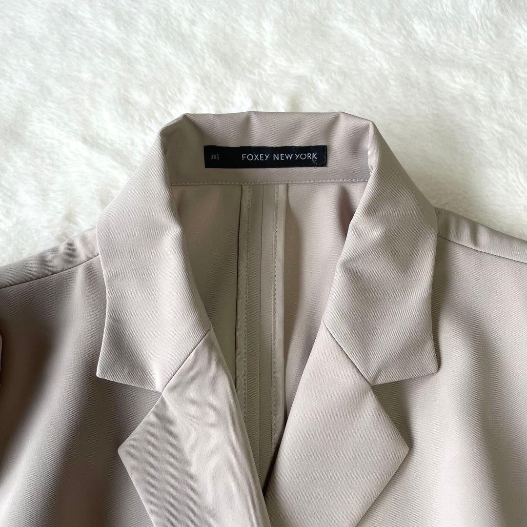 FOXEY フォクシーニューヨーク ストレッチ テーラードジャケット 38 M