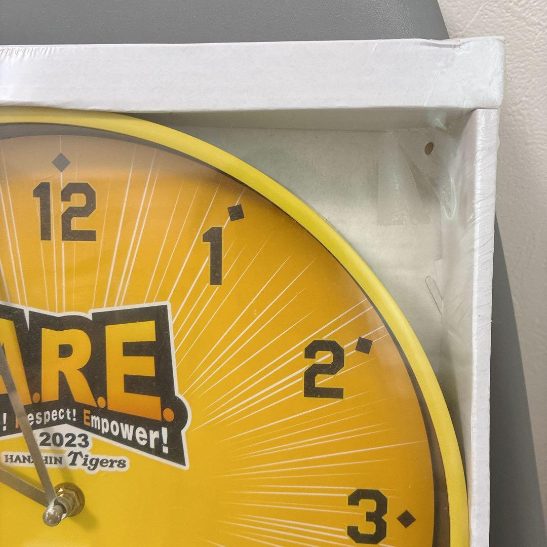 阪神タイガース 日本一優勝記念 ARE 掛け時計 2023年 未開封